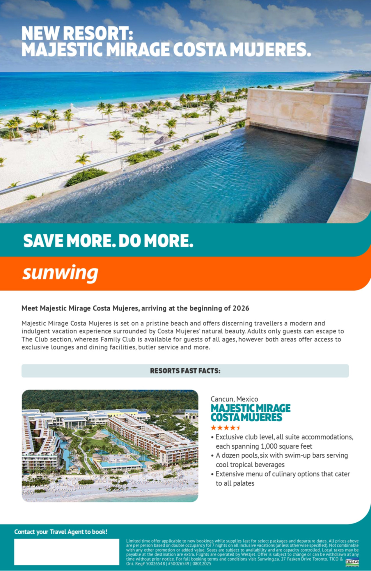 Sunwing Vacations New Resort: Majestic Mirage Costa Mujeres with Voyages Hautes-Laurentides Sunwing Vacations New Resort: Majestic Mirage Costa Mujeres with Voyages Hautes-Laurentides